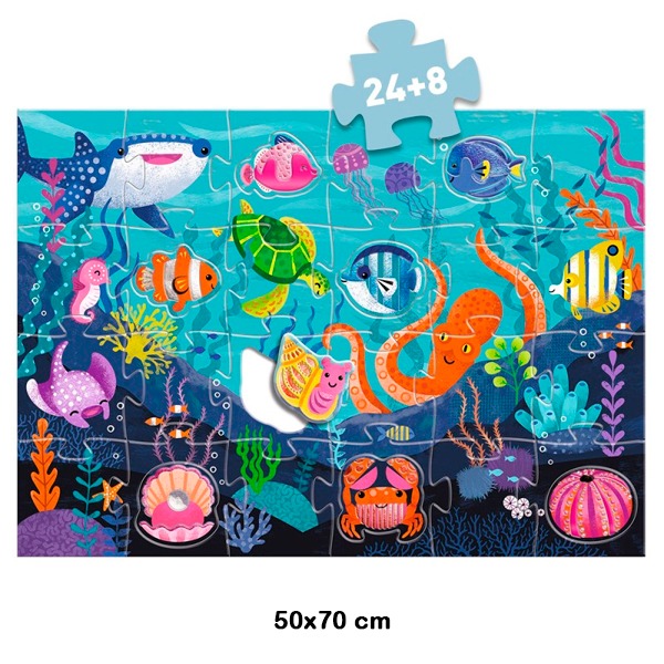 PUZZLE GIGANTE TACTILO MAR
