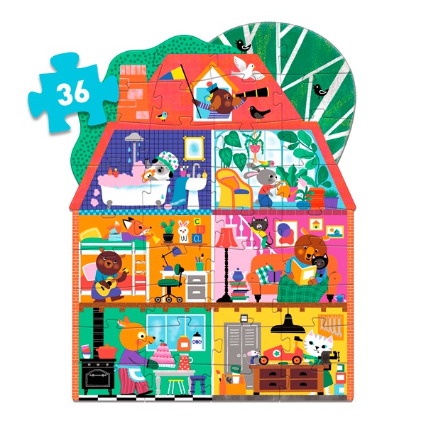PUZZLE GIGANTE LA CASA DE LOS AMIGUITOS