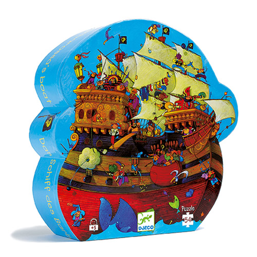 PUZZLE SILUETA EL BARCO PIRATA