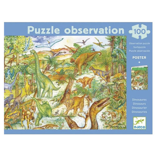PUZZLE OBSERVACION DINOSAURIOS