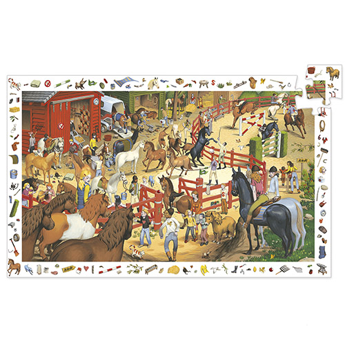 PUZZLE EQUITACION