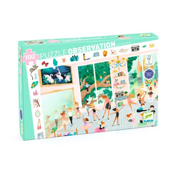 PUZZLE OBSERVACION LA ESCUELA DE BAILE