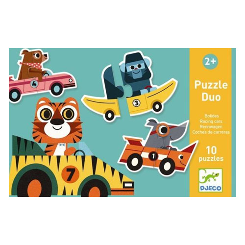 EDUCATIVOS PUZZLE DUO BOLIDOS