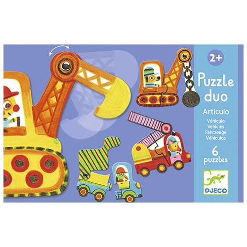 PUZZLE DUO ARTICULO VEHICULOS