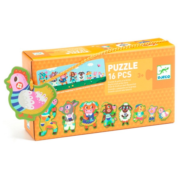 PUZZLE EDUCATIVO GRANDE/PEQUEÑOS GRANJA