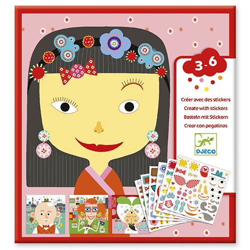 CREA CON PEGATINAS TODAS DIFERENTES