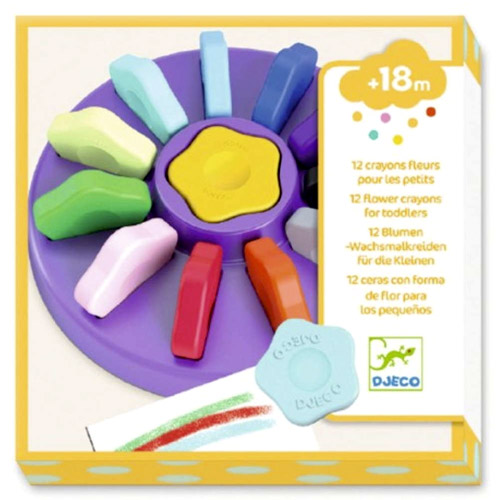 COLORES PARA PEQUES 12 CON FORMA DE FLO