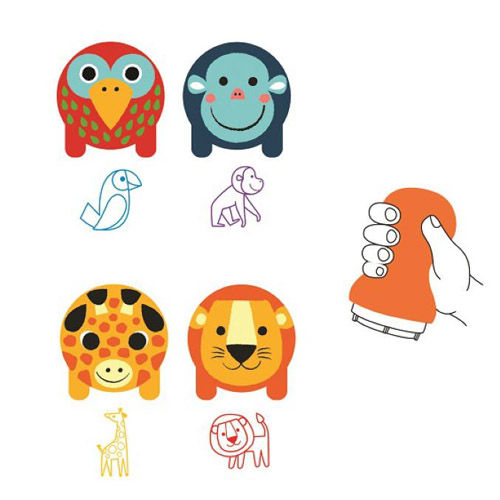 SELLOS PARA LOS PEQUES ANIMALES DE LA S