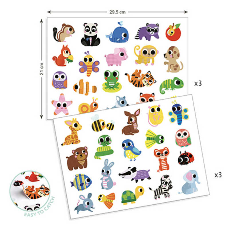 PEGATINAS BEB S DE ANIMALES  (MIN. 2 U.)