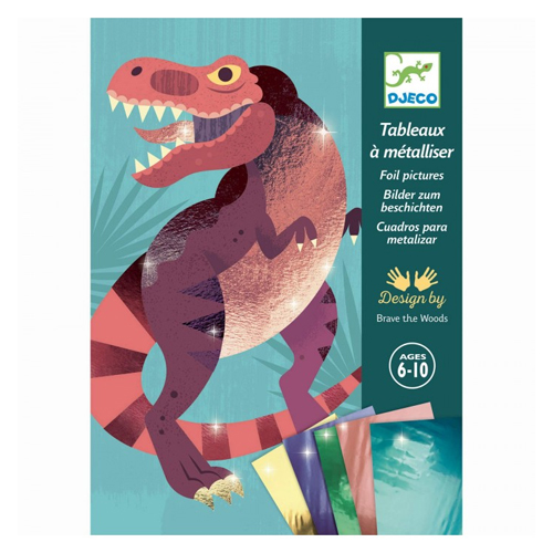 CUADROS PAN DE ORO JURASSIC