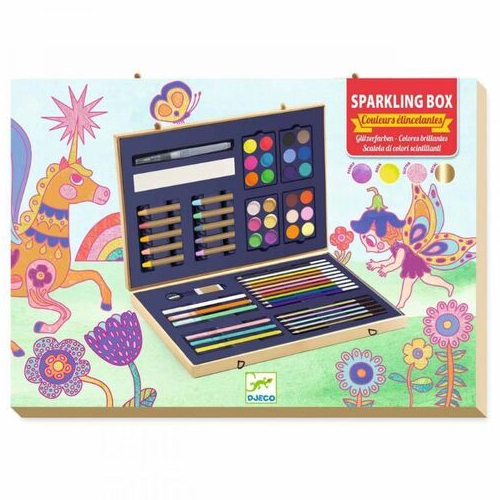 CAJA DE COLORES BRILLANTES
