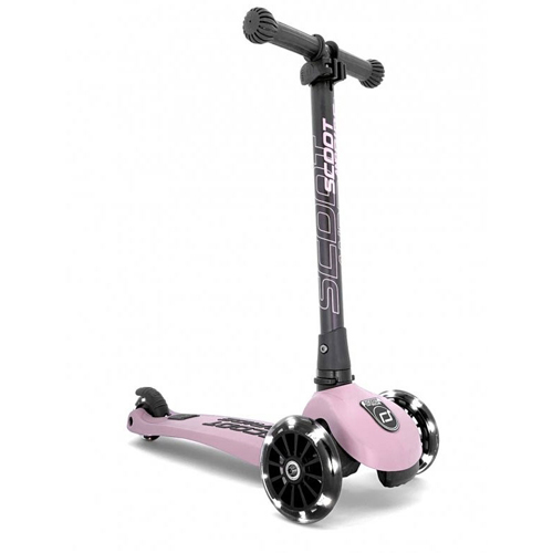 SCOOT & RIDE HIGHWAYKICK 3 LED ROSE