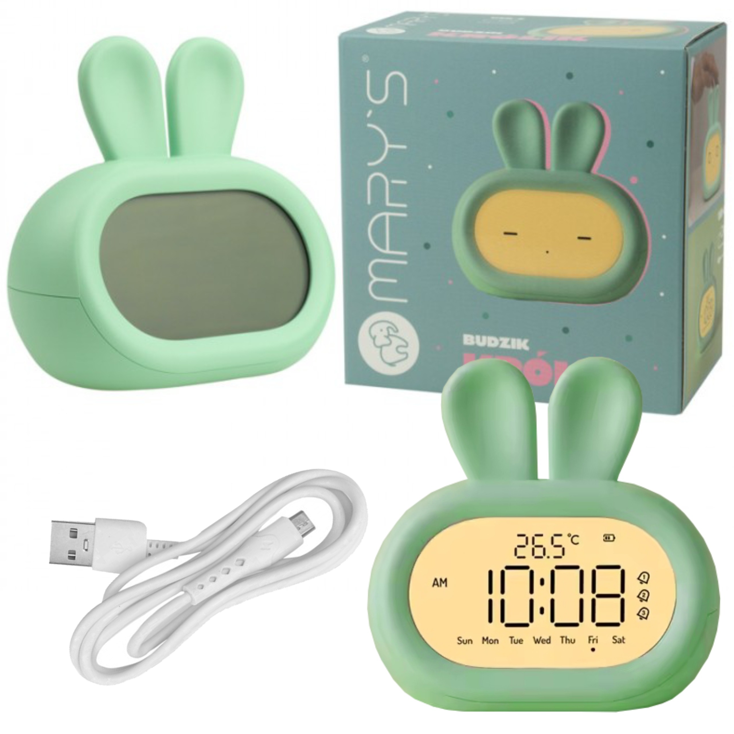 MARY'S DESPERTADOR CONEJITO VERDE