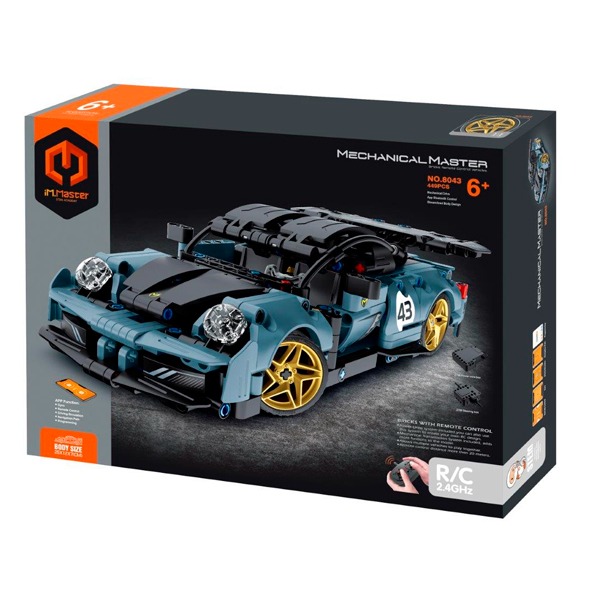 IMMASTER COCHE R/CONTROL NEGRO 449P.