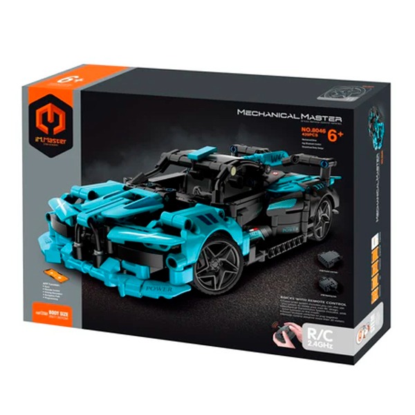 IMMASTER COCHE R/CONTROL AZUL 439P.