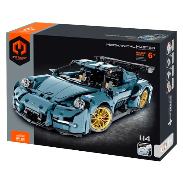 IMMASTER COCHE DEPORTIVO AZUL 1221P.