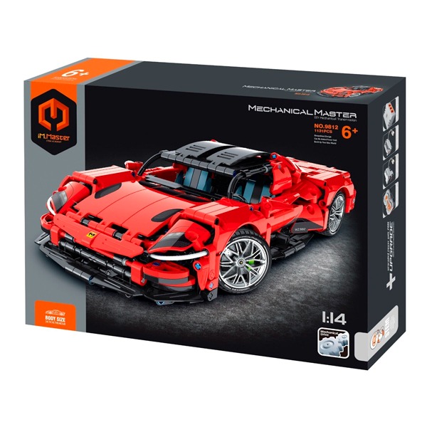 IMMASTER COCHE DEPORTIVO ROJO 1131P.
