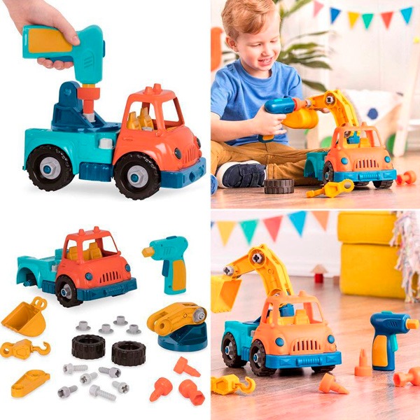 WONDER WHEELS CAMION GRUA DESMONTABLE