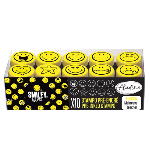PACK 10 TAMPONES STAMPOMINOS SMILE