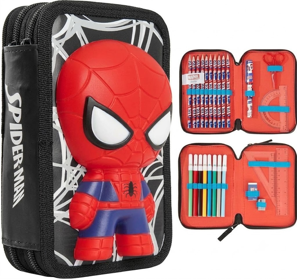 SET ESTUCHE PARA DECORAR SUPER HEROE