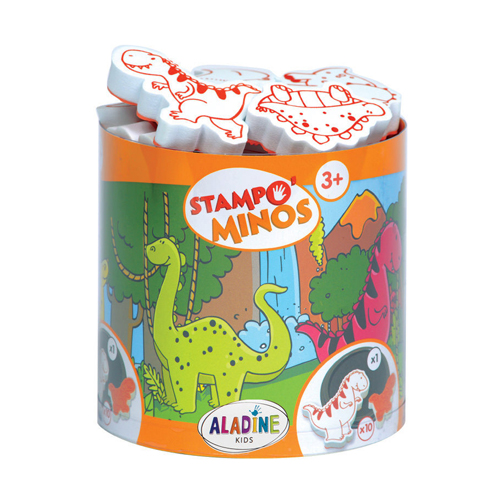 PACK TAMPONES STAMPOMINOS DINOSAURIOS