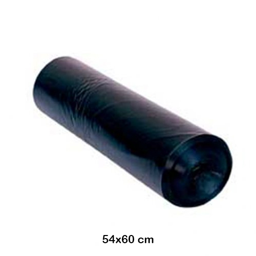 PACK. 25 BOLSAS BASURA NEGRAS 54X60CM