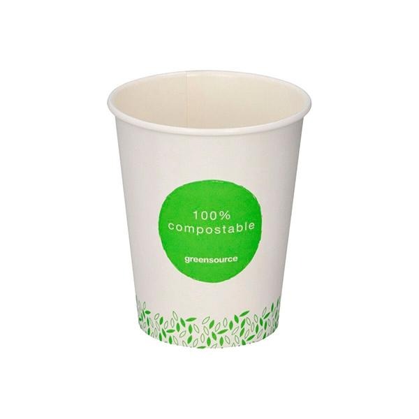 PAQ. 50 VASOS COMPOSTABLES 280ML