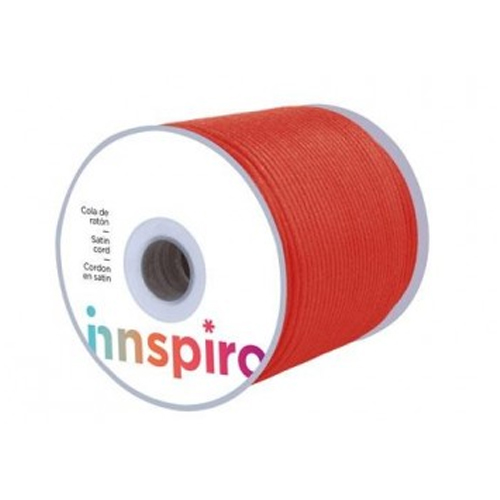 ROLLO 100M CORDON COLA RATON 2MM NARANJ