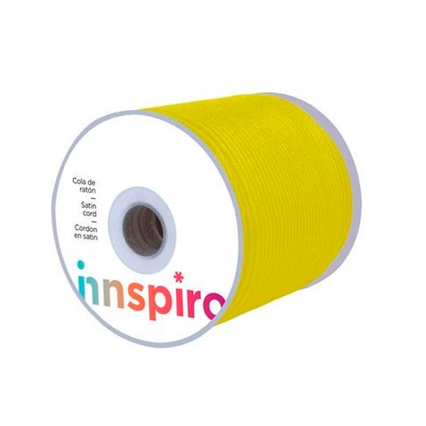 ROLLO 100M CORDON COLA RATON 2MM AMARILL