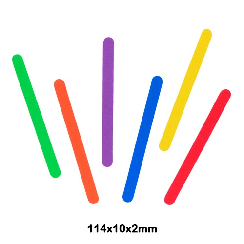 PAQ. 150 PALOS MEDIANOS FOAMY COLORES