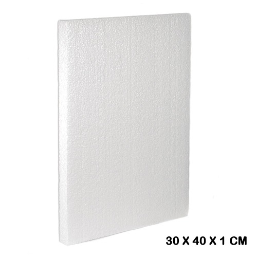 PAQ. 5 PLANCHAS POREXPAN 30X40X1CM.