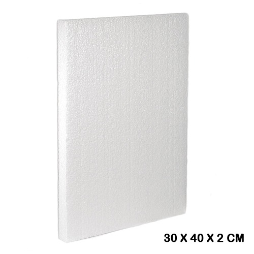 PAQ. 5 PLANCHAS POREXPAN 30X40X2CM.