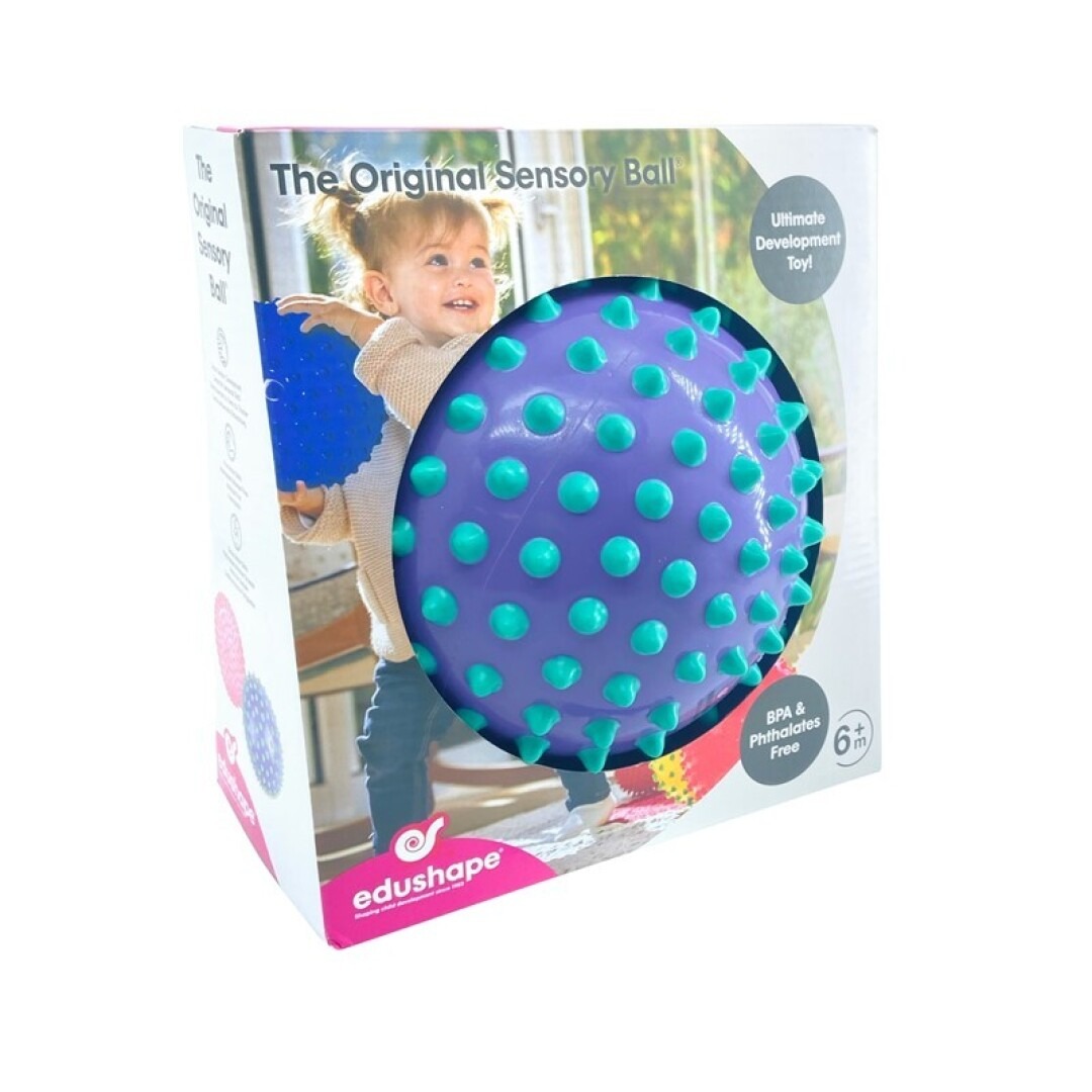 PELOTA SENSORIAL ORIGINAL MORADO/AZ.CLAR