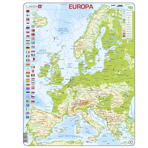PUZLE EUROPA FISICA