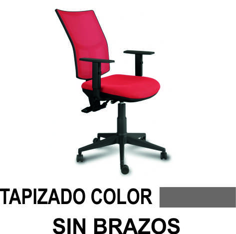 SILLA ATHENEA SINCRO RE/MA S/BRAZO GRIS