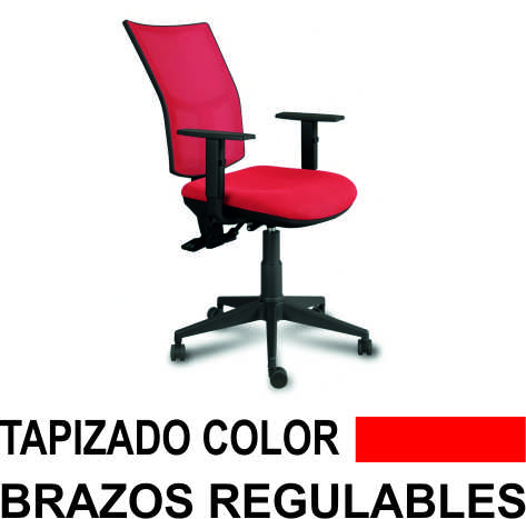 SILLA ATHENEA SINCRO RE/MA BR/REG. ROJO