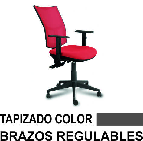 SILLA ATHENEA SINCRO RE/MA BR/REG. GRIS