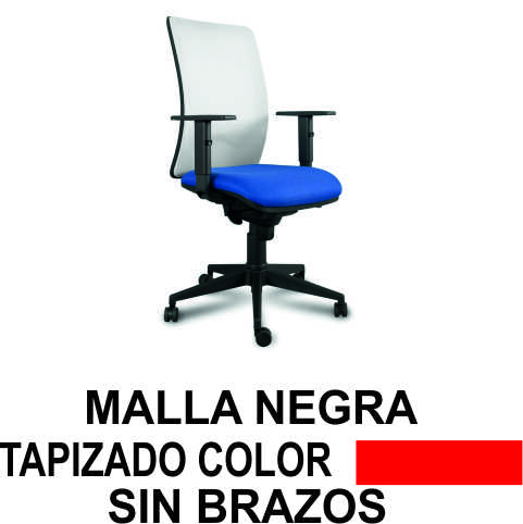 SILLA CHAPLIN SYNCRO MA/NE S/BRAZOS ROJ