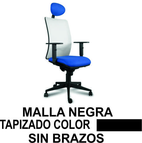 SILLA CHAPLIN SYNCRO MA/NE CAB S/BR NEG