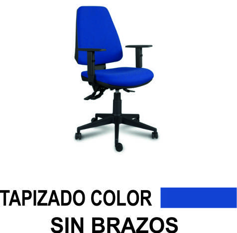 SILLA EQUIS C.PERM  S/BRAZOS  TAP1 AZUL