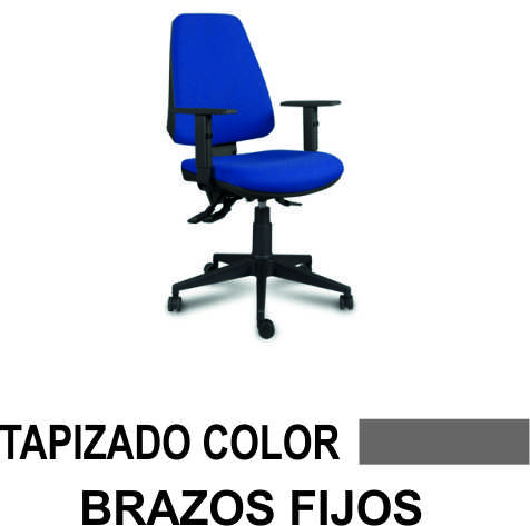 SILLA EQUIS C.PERM  BRAZ FIJOS TA1 GRIS