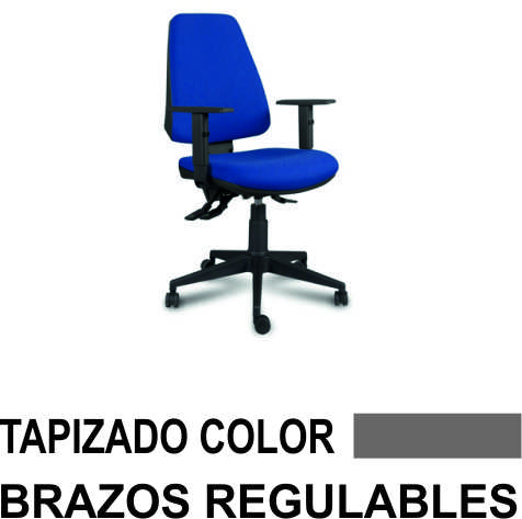 SILLA EQUIS C.PERM  BRAZ REGUL TA1 GRIS