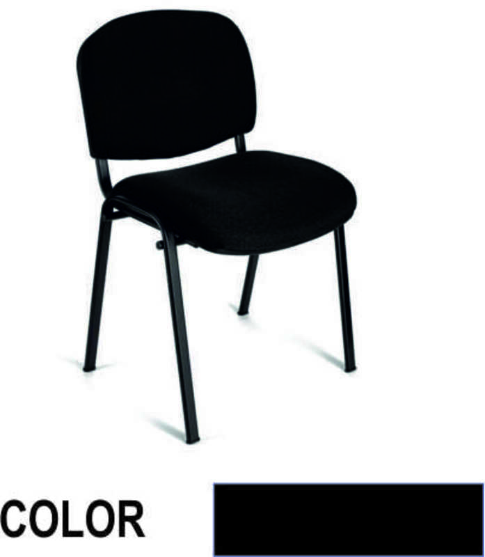 SILLA FISSA S/BRAZOS ESTRUC NEGRA NEGRO