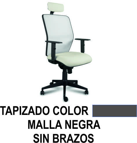 SILLA KERRY SINCRO MA/NE CAB S/BRA GRIS