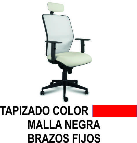 SILLA KERRY SINCRO MA/NE CAB BR/FJ ROJO