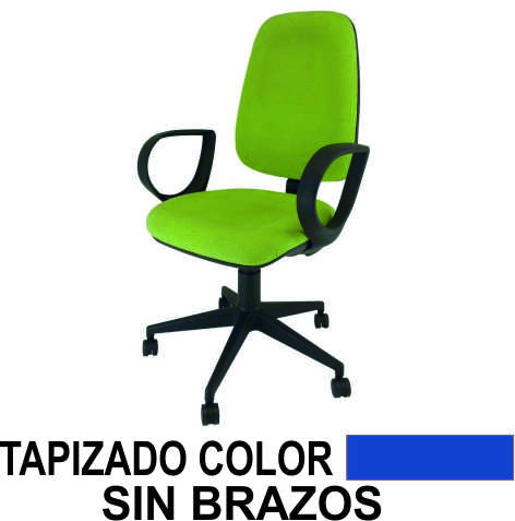 SILLA MEDICAL C.PERM. S/BRAZOS T1 AZUL