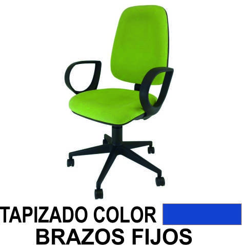 SILLA MEDICAL C.PERM. BRAZ FIJOS T1 AZU