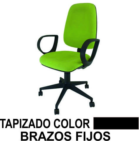 SILLA MEDICAL C.PERM. BRAZ FIJOS T1 NEG