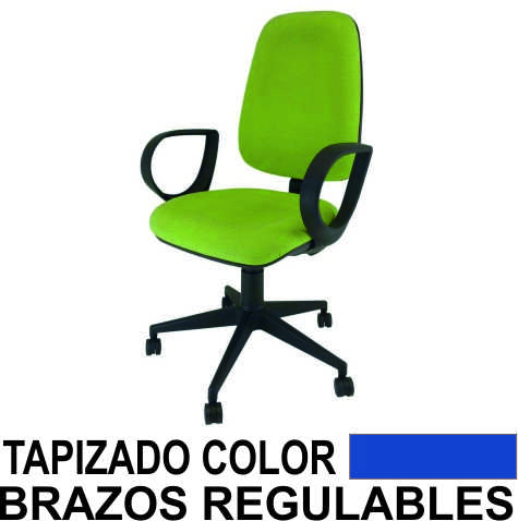 SILLA MEDICAL C.PERM. BRAZ REGUL T1 AZU