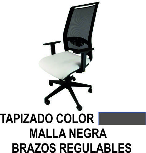 SILLA MINERVA SINCRO RE/MA BR.REGU GRIS